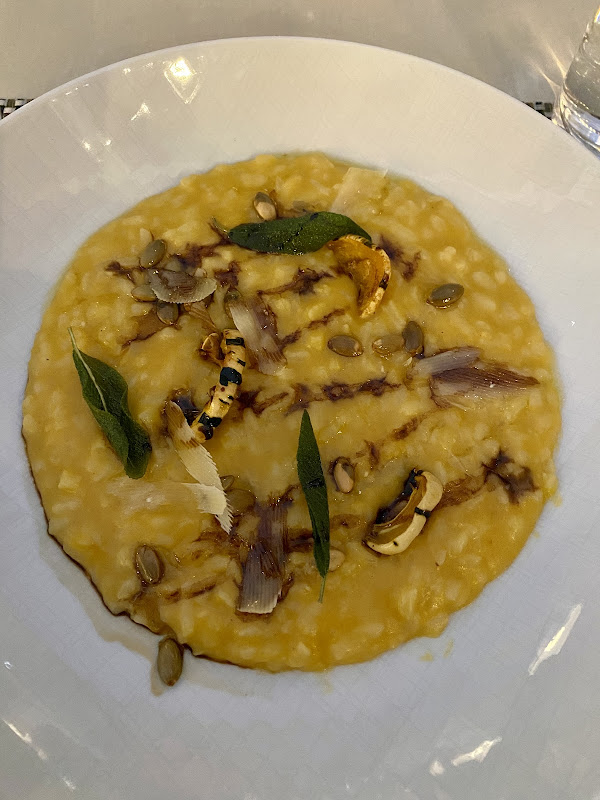 Fig & Olive signature dishes Truffle Risotto
Fig & Olive Tajine
Branzino a la Plancha